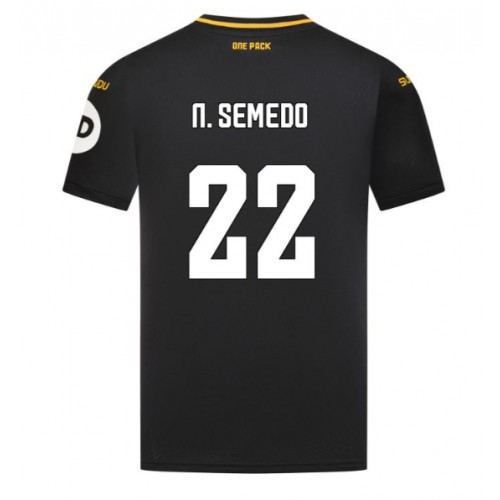 Fotballdrakt Herre Wolves Nelson Semedo #22 Bortedrakt 2024-25 Kortermet